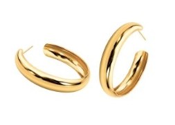 BRINCO MEIA ARGOLA 3,5CM